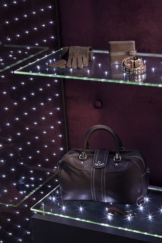 szkło dekoracyjne półka LED