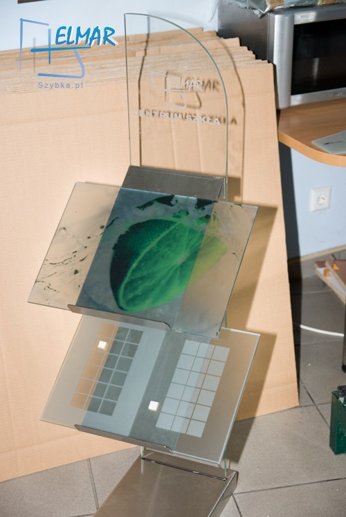 szkło z nadrukiem limonki