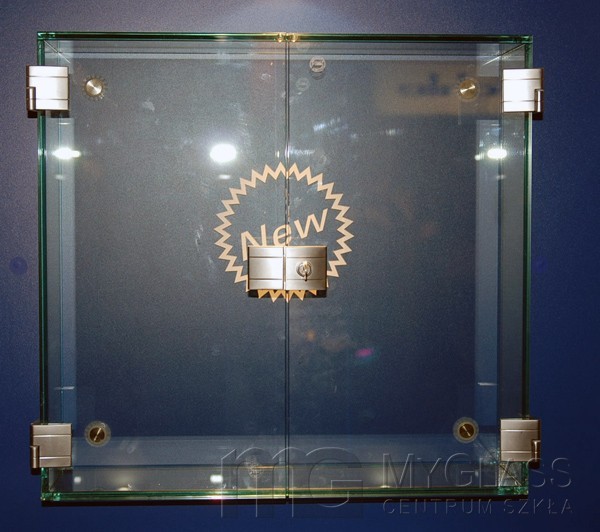 szklana gablotka