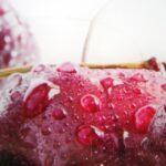 szkło do kuchni z nadrukiem wisienki