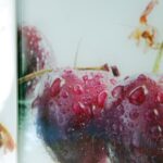 szkło do kuchni z nadrukiem wisienki