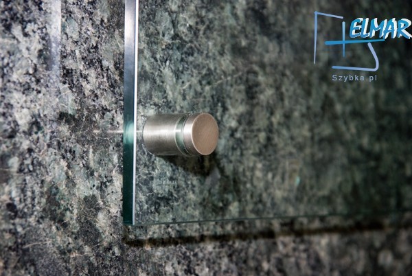 śruba do montażu szklanego szyldu